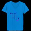Ladies’  Junior Fine Jersey V-Neck Longer Length T-Shirt Thumbnail