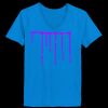 Ladies’  Junior Fine Jersey V-Neck Longer Length T-Shirt Thumbnail