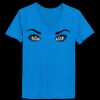 Ladies’  Junior Fine Jersey V-Neck Longer Length T-Shirt Thumbnail