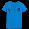 Ladies’  Junior Fine Jersey V-Neck Longer Length T-Shirt Thumbnail