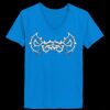 Ladies’  Junior Fine Jersey V-Neck Longer Length T-Shirt Thumbnail