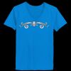 Ladies’  Junior Fine Jersey V-Neck Longer Length T-Shirt Thumbnail