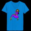 Ladies’  Junior Fine Jersey V-Neck Longer Length T-Shirt Thumbnail