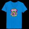 Ladies’  Junior Fine Jersey V-Neck Longer Length T-Shirt Thumbnail