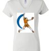 Women's Short Sleeve V-Neck T-Shirt Thumbnail