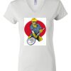 Women's Short Sleeve V-Neck T-Shirt Thumbnail