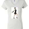 Women's Short Sleeve V-Neck T-Shirt Thumbnail