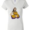 Women's Short Sleeve V-Neck T-Shirt Thumbnail