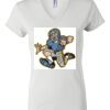 Women's Short Sleeve V-Neck T-Shirt Thumbnail