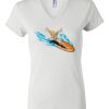 Women's Short Sleeve V-Neck T-Shirt Thumbnail