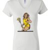 Women's Short Sleeve V-Neck T-Shirt Thumbnail