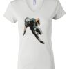 Women's Short Sleeve V-Neck T-Shirt Thumbnail