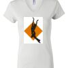 Women's Short Sleeve V-Neck T-Shirt Thumbnail