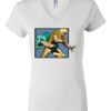 Women's Short Sleeve V-Neck T-Shirt Thumbnail