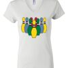 Women's Short Sleeve V-Neck T-Shirt Thumbnail