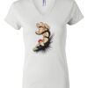 Women's Short Sleeve V-Neck T-Shirt Thumbnail