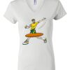 Women's Short Sleeve V-Neck T-Shirt Thumbnail