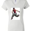 Women's Short Sleeve V-Neck T-Shirt Thumbnail