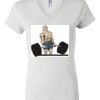 Women's Short Sleeve V-Neck T-Shirt Thumbnail