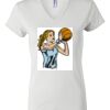 Women's Short Sleeve V-Neck T-Shirt Thumbnail