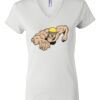 Women's Short Sleeve V-Neck T-Shirt Thumbnail