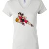 Women's Short Sleeve V-Neck T-Shirt Thumbnail