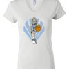 Women's Short Sleeve V-Neck T-Shirt Thumbnail