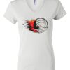 Women's Short Sleeve V-Neck T-Shirt Thumbnail