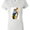 Women's Short Sleeve V-Neck T-Shirt Thumbnail