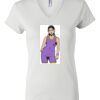 Women's Short Sleeve V-Neck T-Shirt Thumbnail