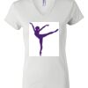 Women's Short Sleeve V-Neck T-Shirt Thumbnail