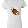 Women's Short Sleeve V-Neck T-Shirt Thumbnail