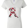 Women's Short Sleeve V-Neck T-Shirt Thumbnail