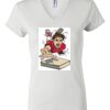 Women's Short Sleeve V-Neck T-Shirt Thumbnail