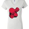 Women's Short Sleeve V-Neck T-Shirt Thumbnail