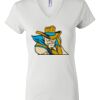 Women's Short Sleeve V-Neck T-Shirt Thumbnail