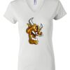 Women's Short Sleeve V-Neck T-Shirt Thumbnail