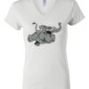 Women's Short Sleeve V-Neck T-Shirt Thumbnail