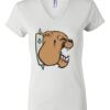 Women's Short Sleeve V-Neck T-Shirt Thumbnail