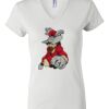 Women's Short Sleeve V-Neck T-Shirt Thumbnail