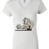 Women's Short Sleeve V-Neck T-Shirt Thumbnail