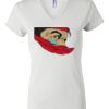 Women's Short Sleeve V-Neck T-Shirt Thumbnail