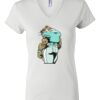 Women's Short Sleeve V-Neck T-Shirt Thumbnail