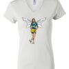 Women's Short Sleeve V-Neck T-Shirt Thumbnail