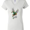 Women's Short Sleeve V-Neck T-Shirt Thumbnail