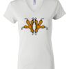 Women's Short Sleeve V-Neck T-Shirt Thumbnail