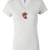 Women's Short Sleeve V-Neck T-Shirt Thumbnail