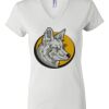 Women's Short Sleeve V-Neck T-Shirt Thumbnail