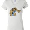 Women's Short Sleeve V-Neck T-Shirt Thumbnail