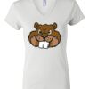 Women's Short Sleeve V-Neck T-Shirt Thumbnail